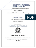 Studies On Cryptosystem by Applying Chaos: Avishek Kumar