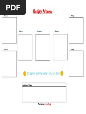 Weekly Planner