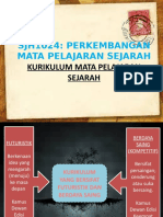 Kurikulum Mata Pelajaran Sejarah