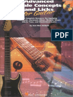 Advanced Scale Concepts and Licks For Guitar PDF