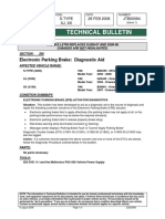 Electronic Parking Brake Calibration