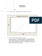 Assignment 5 Solutions 1. Repr Minicase: Scatterplot of TIME Vs UNITS