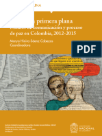 La paz en primera plana. Medios de comunicación y proceso de paz en Colombia, 2012-2015