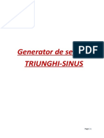 Generator de Semnal Triunghi-Sinus: Page - 1