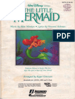 Walt Disney's Little Marmaid - Medley - SATB PDF