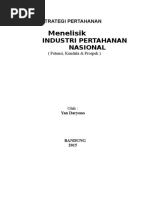 Download Menelisik Industri Pertahanan Nasional by Rizki Prasetya Utomo SN354810813 doc pdf