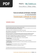 Transformação e Utilização de Energia