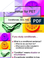 Grammar For Pet Conditionals