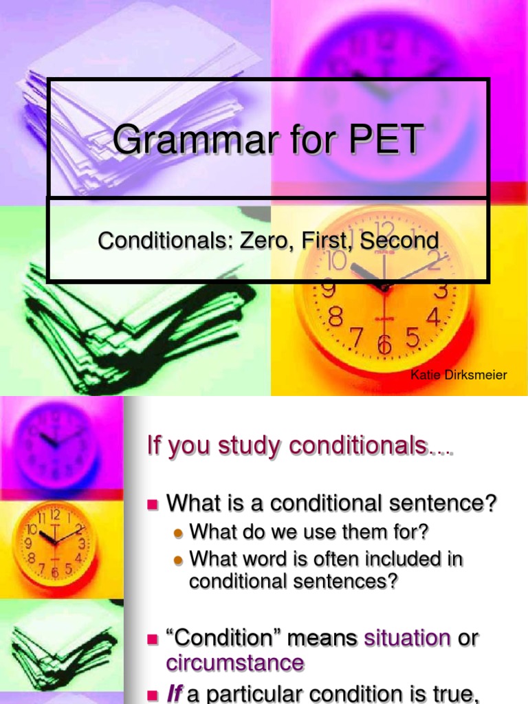 Understanding English Conditionals | PDF | Sentence (Linguistics ...