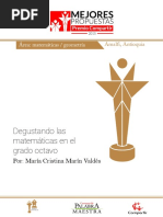 Degustando Las Matematicas en El Grado Octavo
