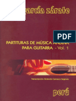 GARCÍA ZÁRATE, R. - Partituras de Música Andina para Guitarra PDF