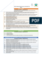 Requisitos para Postular Al Proyecto SIES