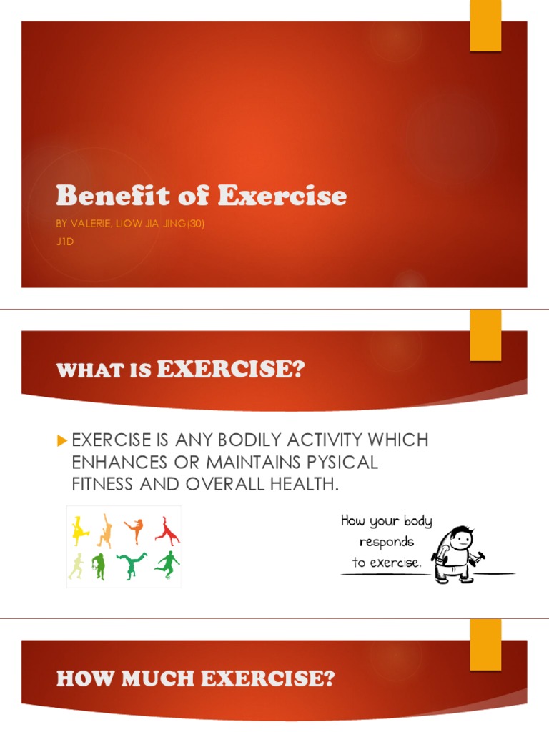 Benefits Of Exercise For Health Pdf