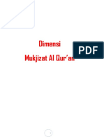 Dimensi Mukjizat Al Quran