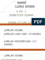 Evaluasi Siswa X AK-1 Semester Genap