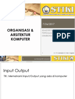 Perkuliahan 5 - Organisasi Dan Arsitektur Komputer - IO