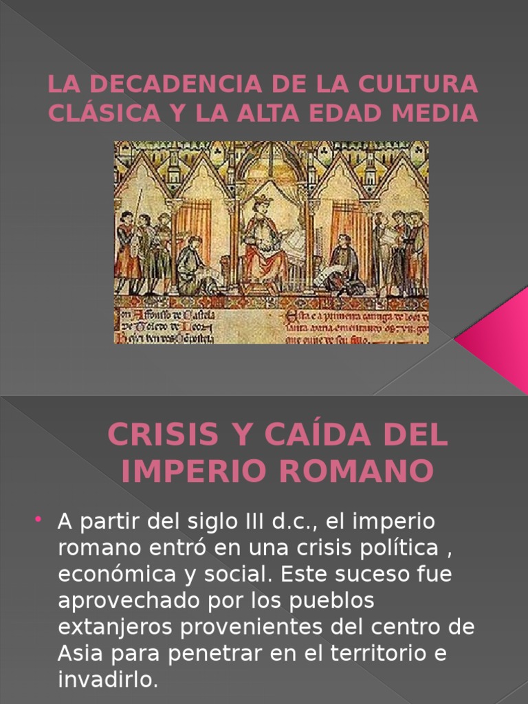 Decadencia de la Cultura Clásica | PDF