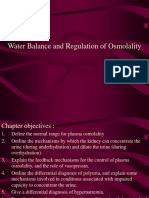 Water Balance and Regulation of Osmolality