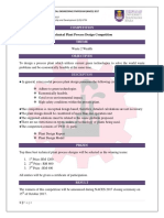 Technical Plant Process Design Competition