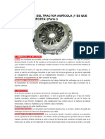 El embrague agrícola: clasificación y tipos