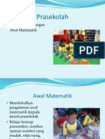 Prasekolah - Awal Matematik dan Konsep Ruang