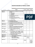 Daftar Ceklist Data