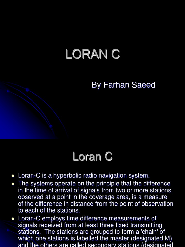 Loran Navigation System PDF Navigation Engineering