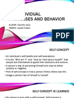 The Individual Processes and Behavior