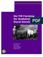 No-Till farming for sustainable rural development