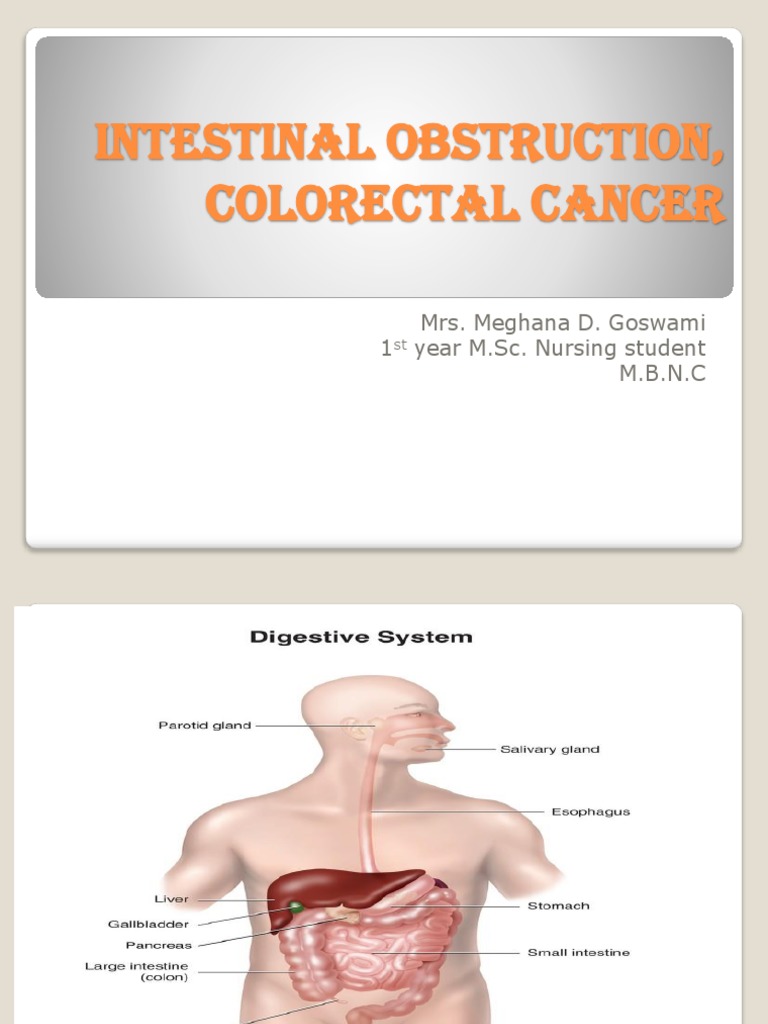 Intestinal Obstruction, Colorectal Cancer | PDF | Colorectal Cancer ... - Colorectal Cancer Prebowel Obstruction