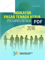 Indikator Pasar Tenaga Kerja Provinsi Bengkulu 2016