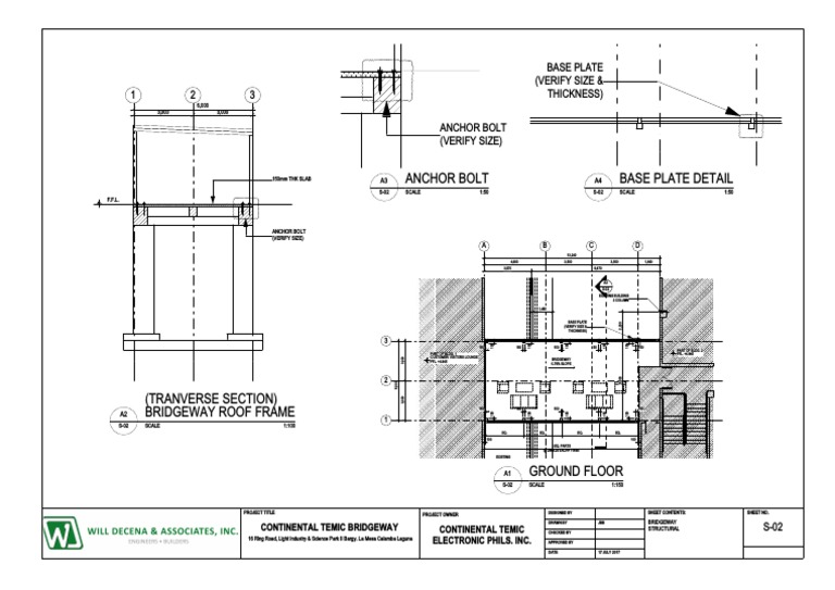 Anchor Bolt & Base Plate PDF Architectural Design Architecture