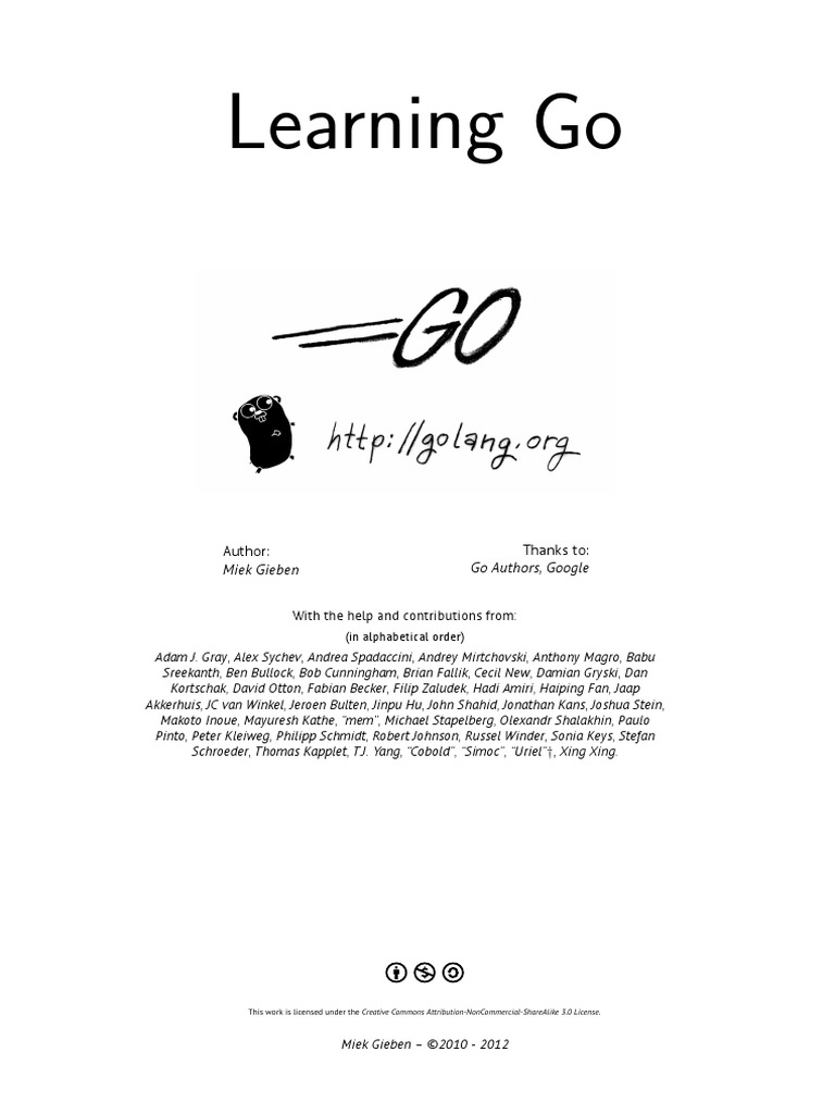 Go PDF | PDF | C (Programming Language) | Variable (Computer Science)