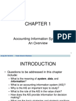 Accounting Information Systems: An Overview: Acctg 320 Fall 2010 Foster School of Business