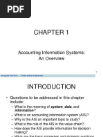 Accounting Information Systems: An Overview: Acctg 320 Fall 2010 Foster School of Business