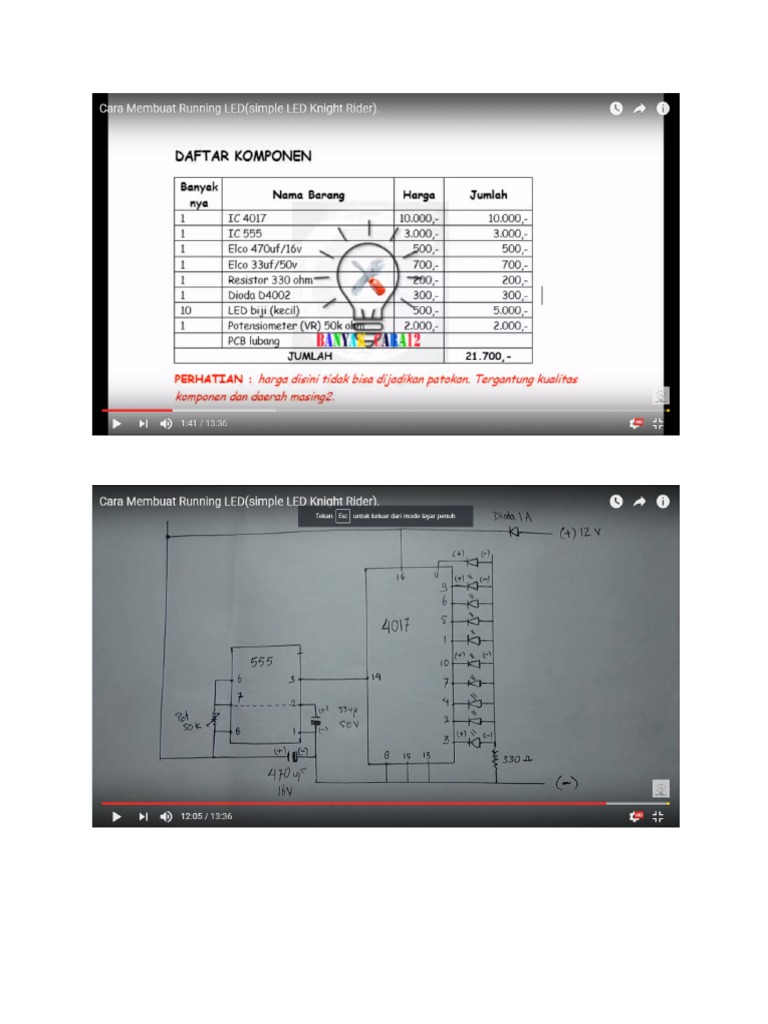 Rangkaian Running Led | PDF