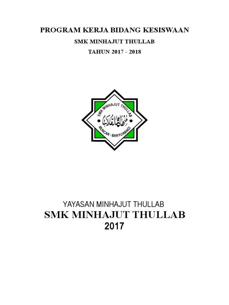 Program Kerja Wakil Bidang Kesiswaan SMK