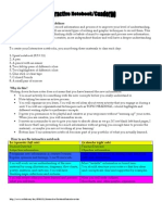 Interactive Notebook Guidelines