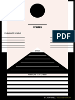 Writer: Published Works Forms & Genres