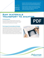 Supply Chain Security Collateral - 2 - Transport To Avantor PDF