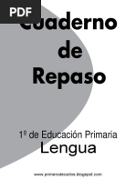 Cuaderno Lecto Escritura Lengua