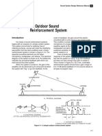 Chapter 4: An Outdoor Sound Reinforcement System