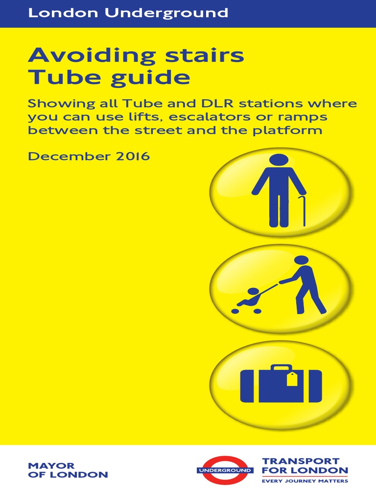 Avoiding Stairs Tube Guide | PDF | London | Rapid Transit
