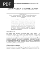 Etica y Transparencia