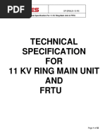 Technical-Specification-Rmu-Frtu (Bses) PDF