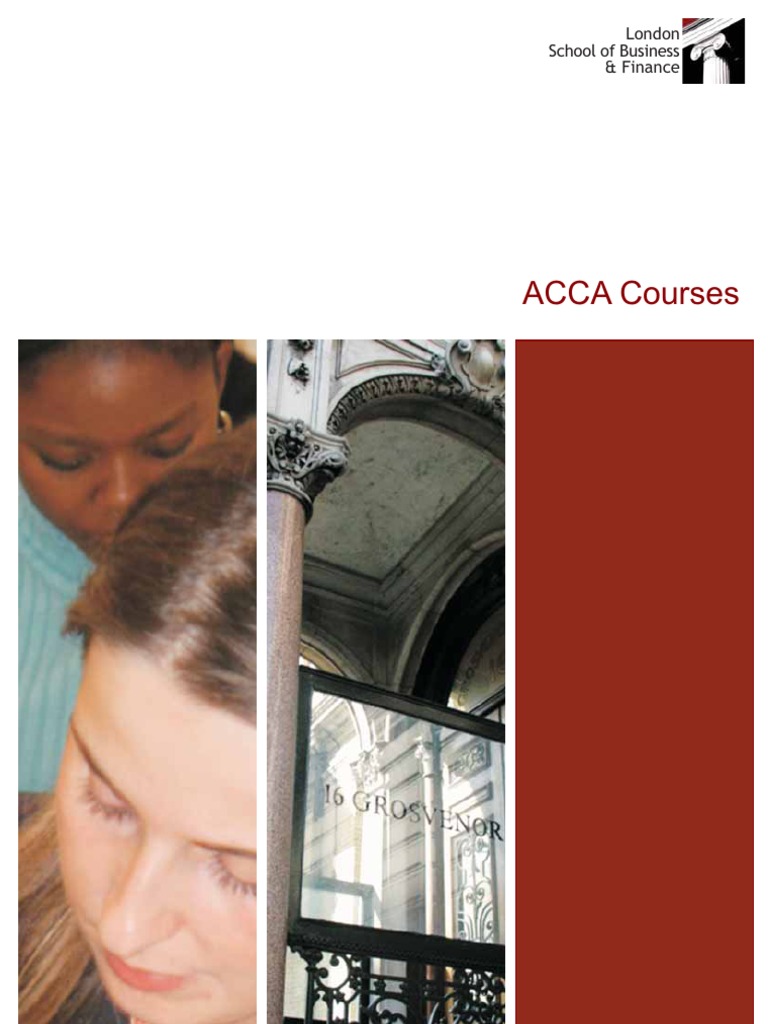 Acca Brochure | PDF | Accounting | Test (Assessment)