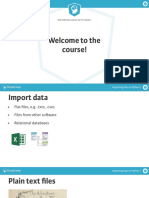 IMPORTING FLAT FILES IN PYTHON