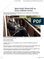 He's Hired: Belgian Lands 'Dream Job' As Hermit For Austrian Cliffside Retreat - World News - The Guardian