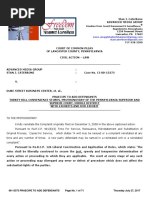 Lancaster County Court Case No. 08-CI-13373 Re PRAECIPE TO ADD DEFENDANTS TURKEY HILL, PROTHONOTARY SUPERIOR AND SUPREME COURT OF PENNSYLVANIA JULY 27, 2017