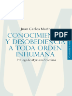 Conopcimiento y Desobediencia A Toda Orden Humana Juan Carlos Marin